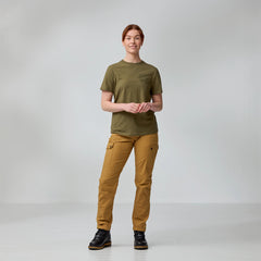 Fjallraven Womens Hemp Blend Out Here T-shirt Chalk White - Parasol Store