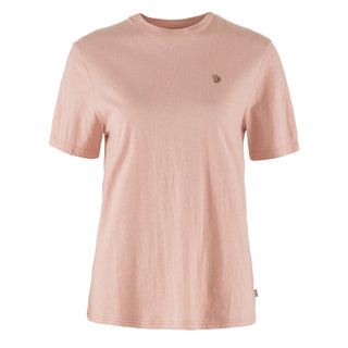 Fjallraven Womens Hemp Blend T-shirt Chalk Rose - Parasol Store