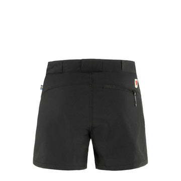 Fjallraven Womens High Coast Lite Shorts Black - Parasol Store