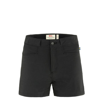 Fjallraven Womens High Coast Lite Shorts Black - Parasol Store