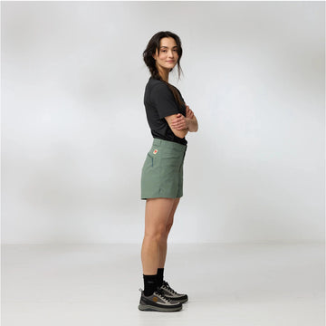 Fjallraven Womens High Coast Lite Shorts Fossil