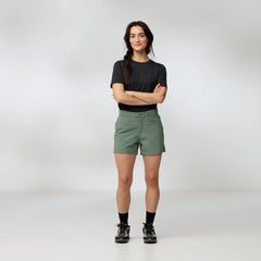 Fjallraven Womens High Coast Lite Shorts Fossil