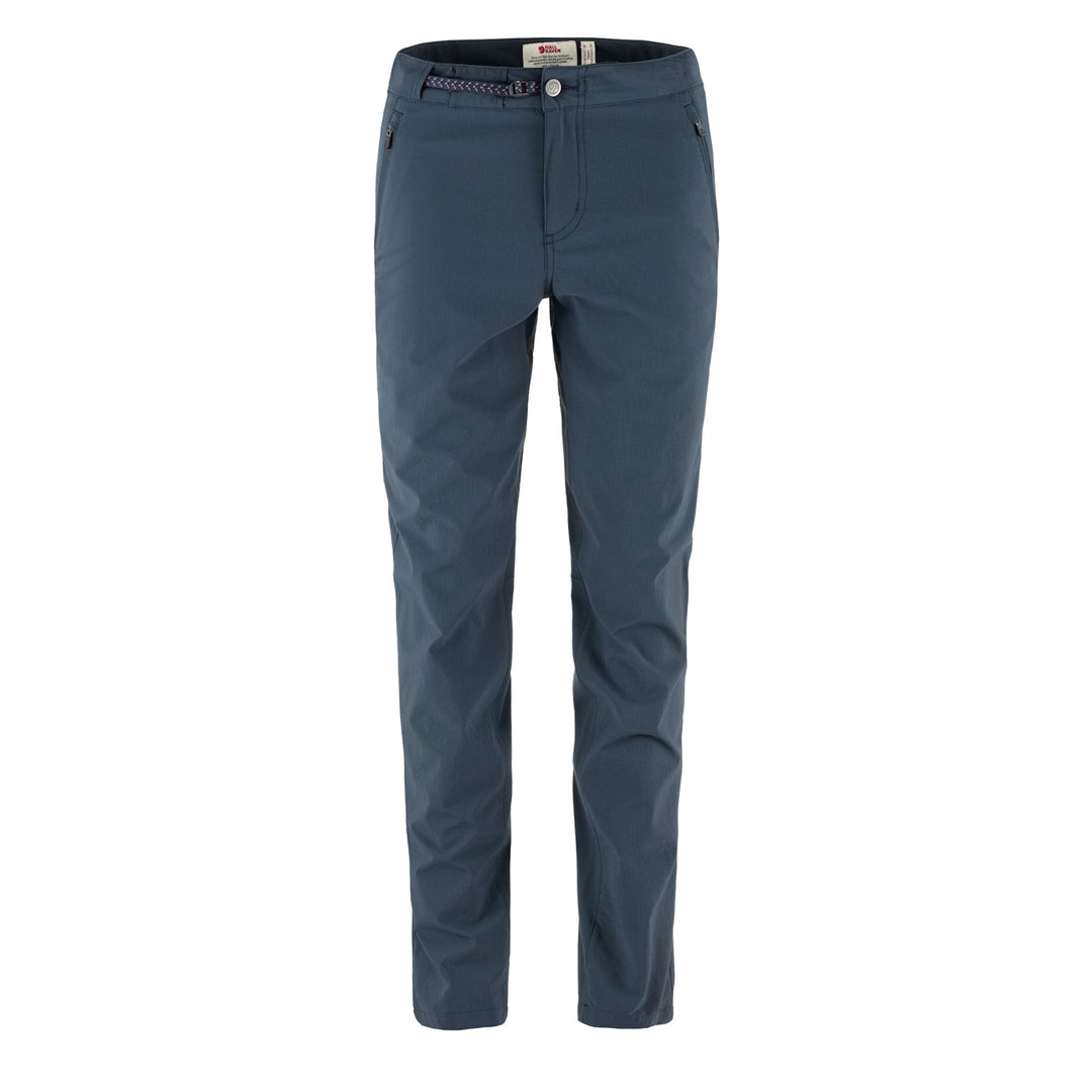 Fjallraven Womens High Coast Trail Trousers Navy - Parasol Store