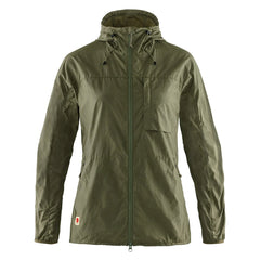 Fjallraven Womens High Coast Wind Jacket Green - Parasol Store