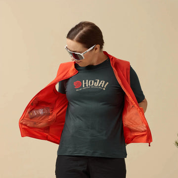 Fjallraven Womens Hoja Adventure Vest Flame Orange - Parasol Store