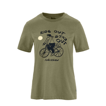 Fjallraven Womens Hoja Ivag T-shirt Classic Green