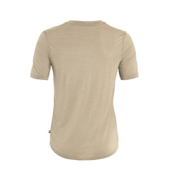 Fjallraven Womens Hoja Lugnt Wool T-shirt Classic Fossil
