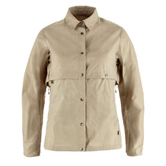 Fjallraven Womens Hoja Rider's Wind Jacket Fossil - Parasol Store