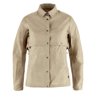 Fjallraven Womens Hoja Rider's Wind Jacket Fossil - Parasol Store