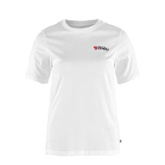Fjallraven Womens Hoja T-shirt White - Parasol Store