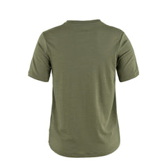 Fjallraven Womens Hoja Wool T-shirt Laurel Green - Parasol Store