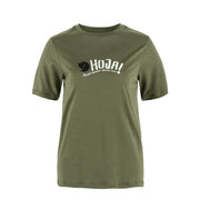 Fjallraven Womens Hoja Wool T-shirt Laurel Green - Parasol Store