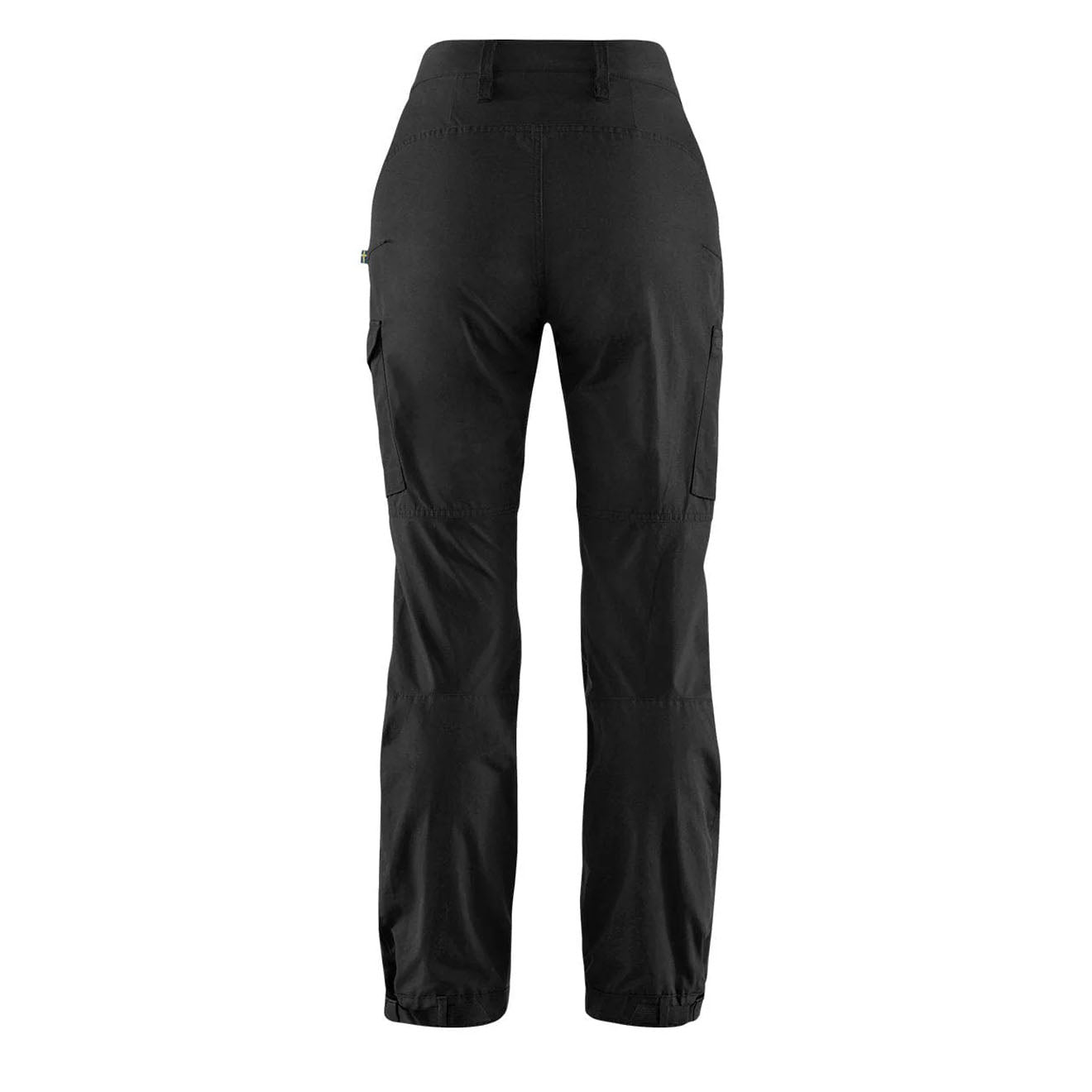 Fjallraven Womens Kaipak Curved Trousers Black - Parasol Store