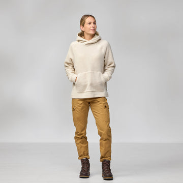 Fjallraven Womens Kaitum Hoodie Chalk White - Parasol Store