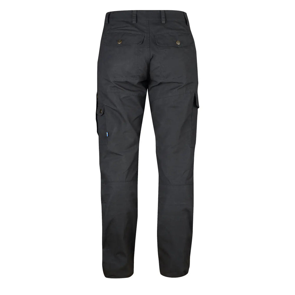 Fjallraven Womens Karla Pro Trousers Curved Dark Grey - Parasol Store