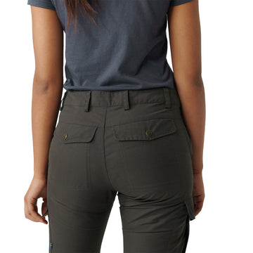 Fjallraven Womens Karla Pro Trousers Dark Olive - Parasol Store