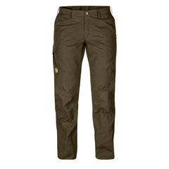 Fjallraven Womens Karla Pro Trousers Dark Olive - Parasol Store