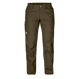 Fjallraven Womens Karla Pro Trousers Dark Olive - Parasol Store