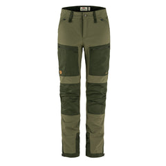 Fjallraven Womens Keb Agile Trousers Reg Leg Laurel Green / Deep Forest - Parasol Store