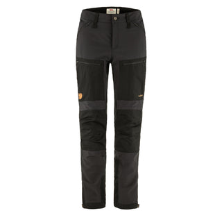 Fjallraven Womens Keb Agile Trousers Short Leg Black - Parasol Store
