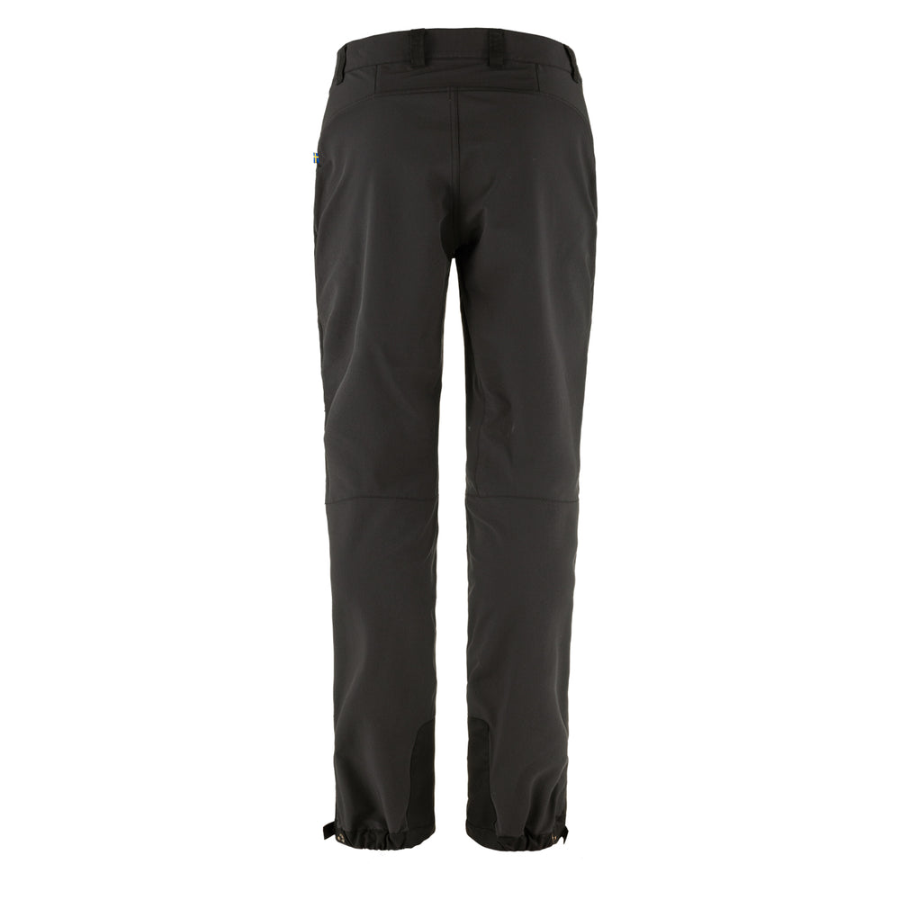 Fjallraven Womens Keb Agile Trousers Short Leg Black - Parasol Store