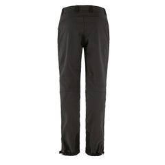 Fjallraven Womens Keb Agile Trousers Short Leg Black - Parasol Store