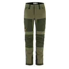 Fjallraven Womens Keb Agile Trousers Small Laurel Green / Deep Forest