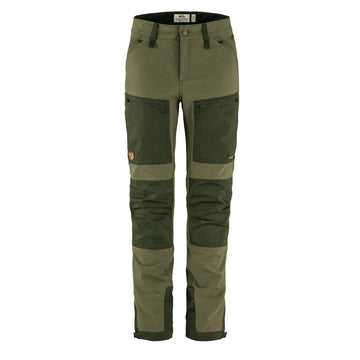 Fjallraven Womens Keb Agile Trousers Small Laurel Green / Deep Forest
