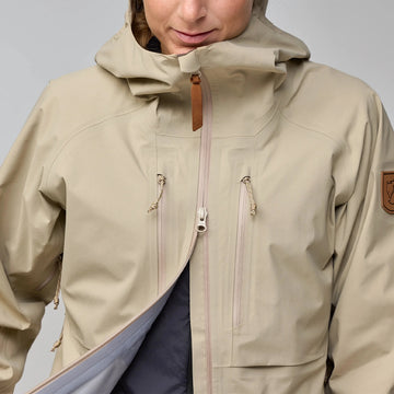 Fjallraven Womens Keb GTX Jacket Fossil - Parasol Store
