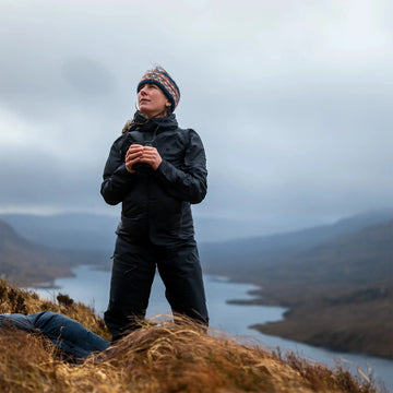 Fjallraven Womens Keb Thermal Wind Jacket Black - Parasol Store