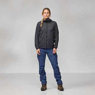 Fjallraven Womens Keb Thermal Wind Jacket Black - Parasol Store