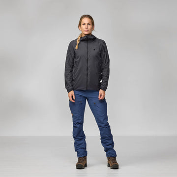 Fjallraven Womens Keb Thermal Wind Jacket Black - Parasol Store