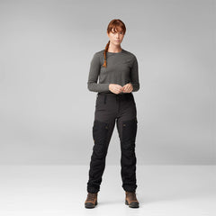 Fjallraven Womens Keb Trousers Basalt - Parasol Store
