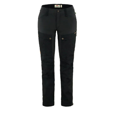 Fjallraven Womens Keb Trousers Curved Black