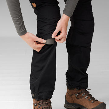 Fjallraven Womens Keb Trousers Curved Short Black