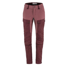 Fjallraven Womens Keb Trousers Curved Short Port-Mesa Purple - Parasol Store