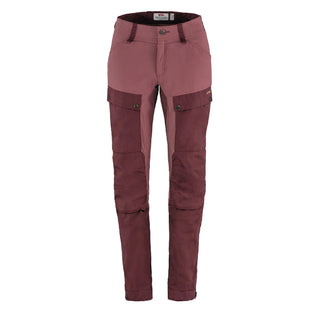 Fjallraven Womens Keb Trousers Curved Short Port-Mesa Purple - Parasol Store