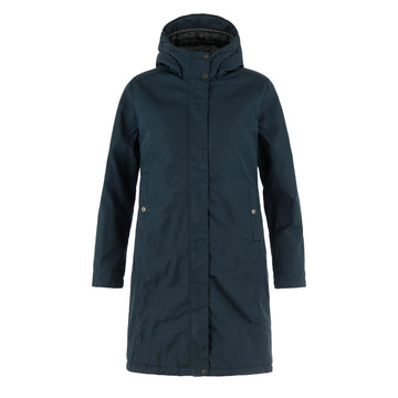 Fjallraven Womens Kiruna Hydratic Padded Parka Dark Navy