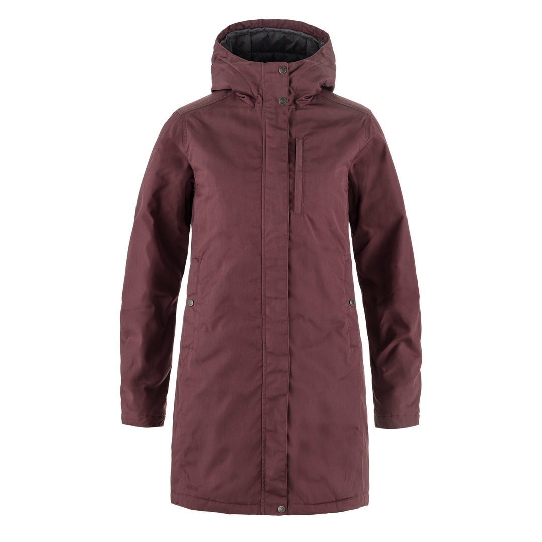 Fjallraven Womens Kiruna Padded Parka Port - Parasol Store