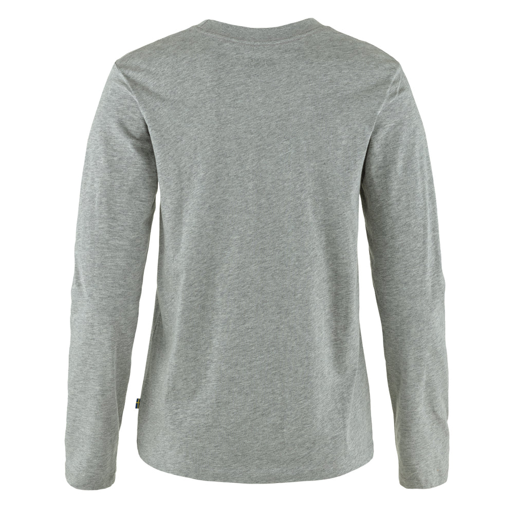 Fjallraven Womens LS 1960 Logo T-Shirt Grey Melange