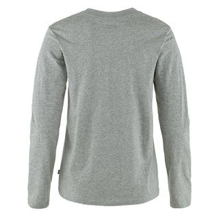 Fjallraven Womens LS 1960 Logo T-Shirt Grey Melange