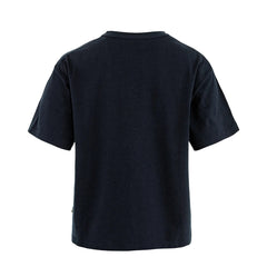 Fjallraven Womens Logo Pocket T-Shirt Dark Navy - Parasol Store