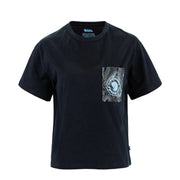 Fjallraven Womens Logo Pocket T-Shirt Dark Navy