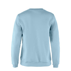 Fjallraven Womens Logo Sweater Breeze Blue / Patina Green - Parasol Store