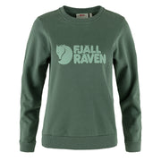Fjallraven Womens Logo Sweater Deep Patina / Misty Green - Parasol Store
