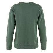 Fjallraven Womens Logo Sweater Deep Patina / Misty Green - Parasol Store