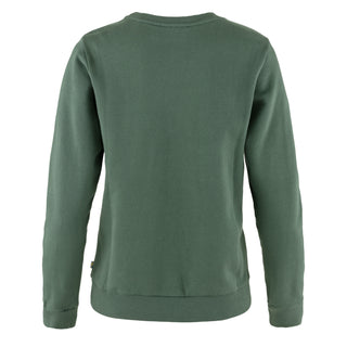 Fjallraven Womens Logo Sweater Deep Patina / Misty Green - Parasol Store