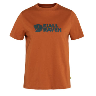 Fjallraven Womens Logo T-Shirt Terracotta Brown Fjallraven