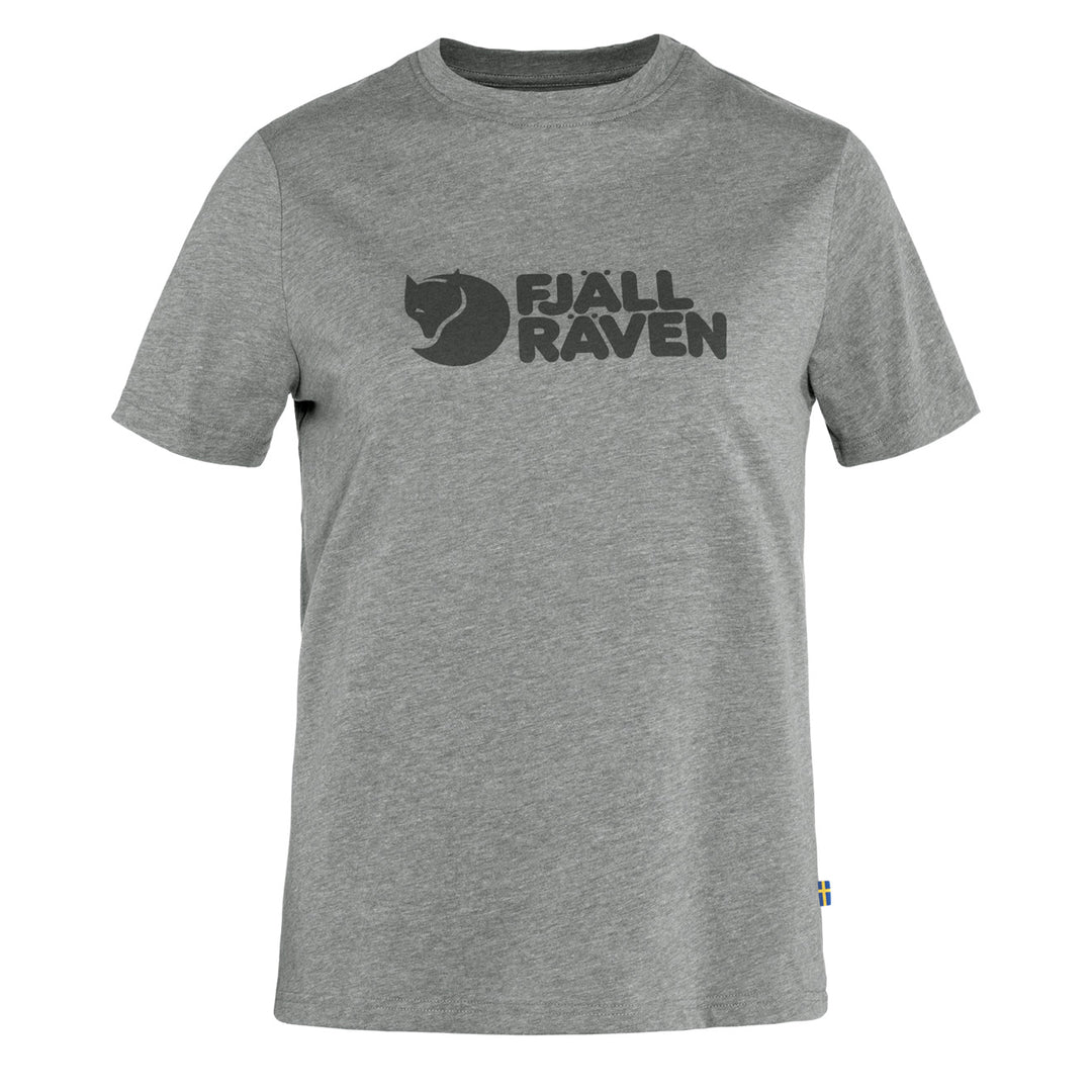Fjallraven Womens Logo Tee Grey Melange Fjallraven