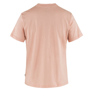 Fjallraven Womens Lush Logo T-Shirt Chalk Rose - Parasol Store
